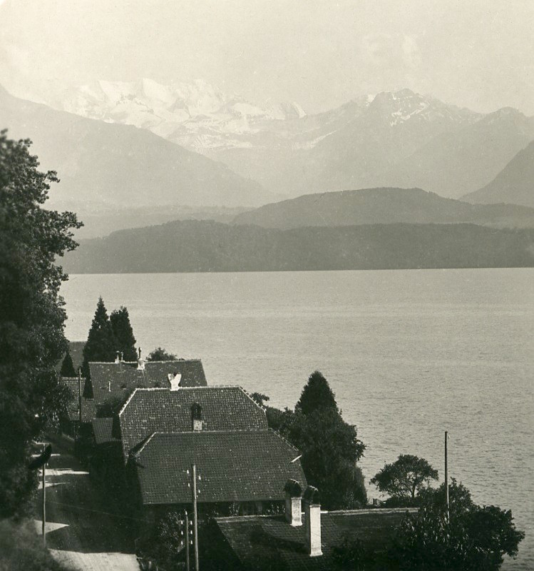 Lac de Thoune, Blümlisalp par NPG en 1906