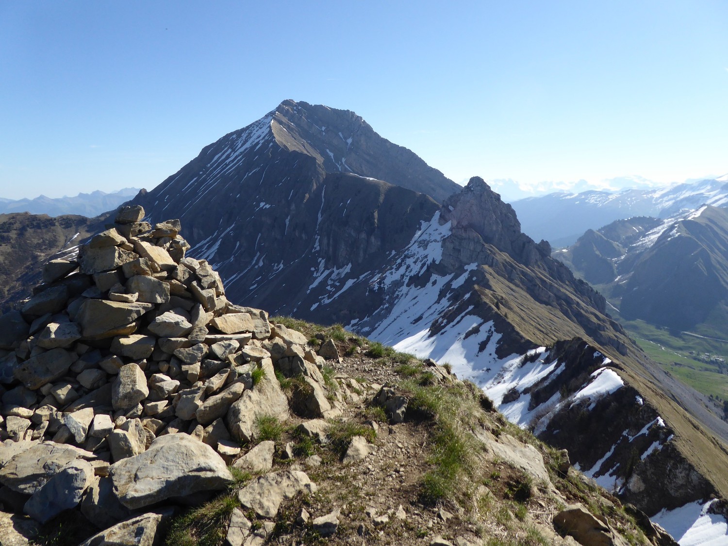 au sommet Aig Verte de Chinaillon(2045m)