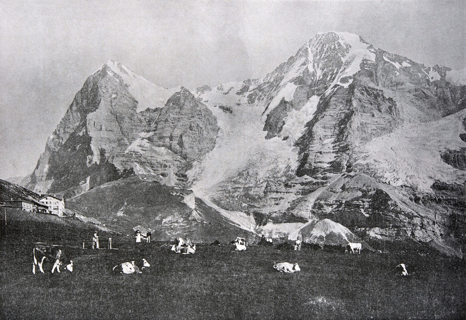 Eiger et Mönch en 1900