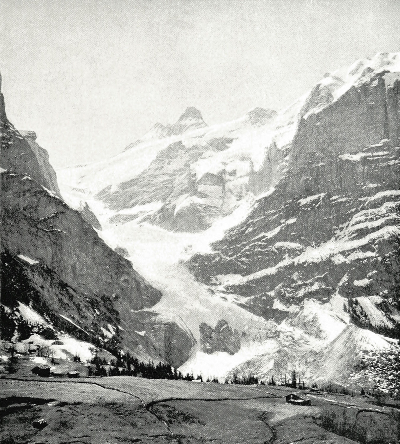 Glacier supérieur de Grindelwald par Wundt en 1898