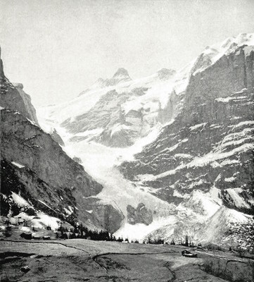 Glacier supérieur de Grindelwald par Wundt en 1898 Glacier supérieur de Grindelwald par Wundt en 1898