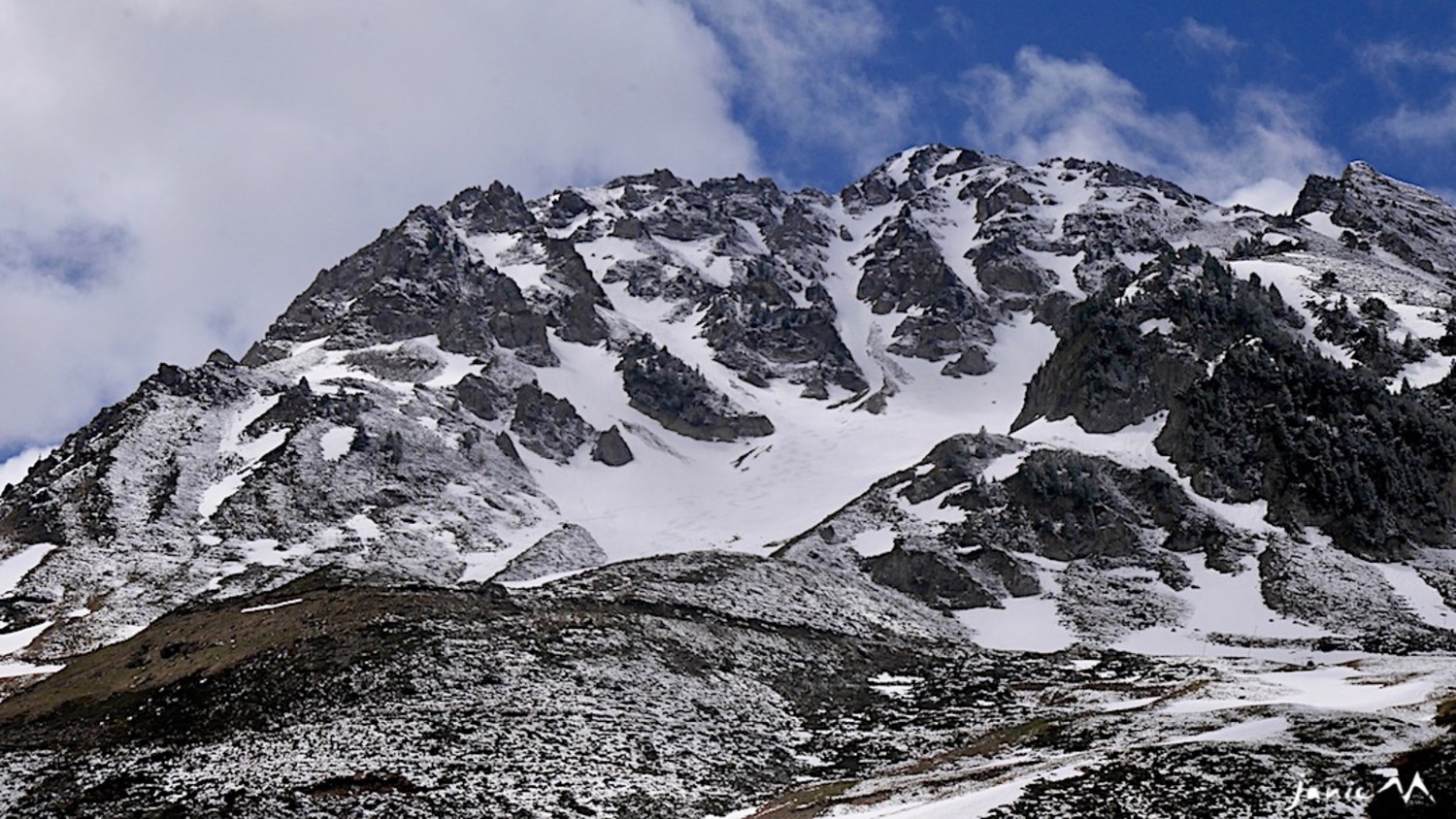 Versant N le couloir central