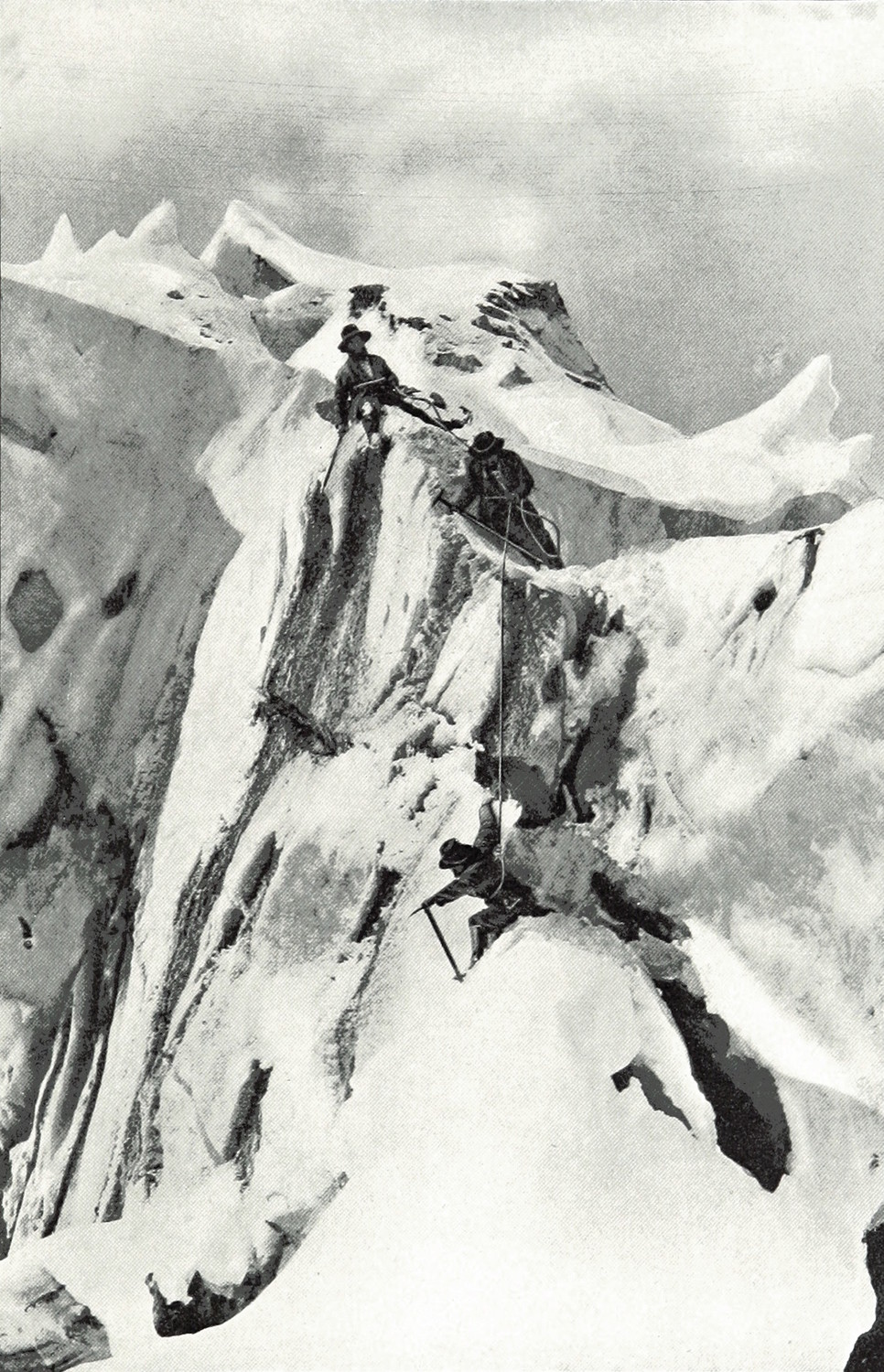 Grindelwald Eismeer en hiver par Theodor Wundt en 1898