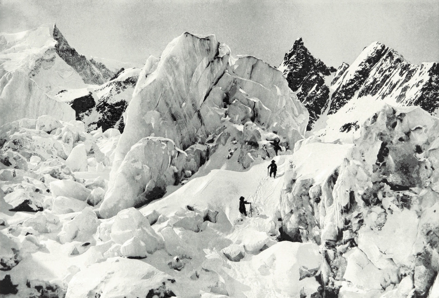 Grindelwald Eismeer par Theodor Wundt en 1898