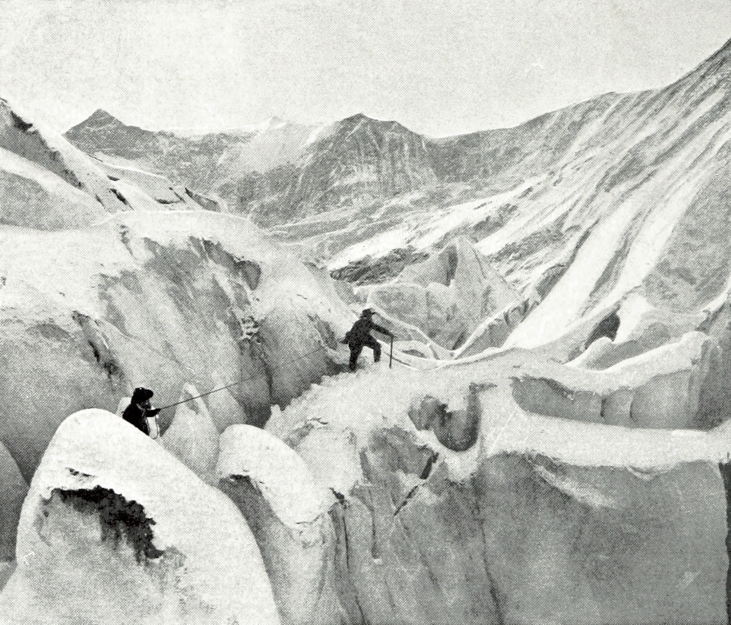 Grindelwald Eismeer par Theodor Wundt en 1898