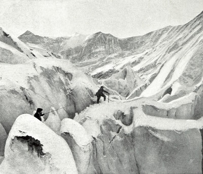 Grindelwald Eismeer par Theodor Wundt en 1898