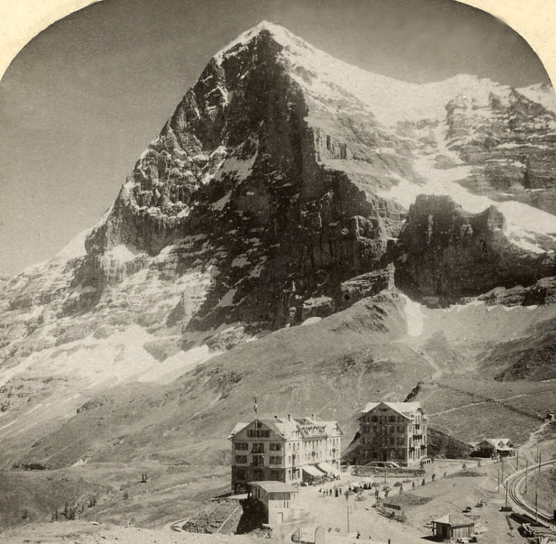 Eiger - Kleine Scheidegg par Gabler en 1885