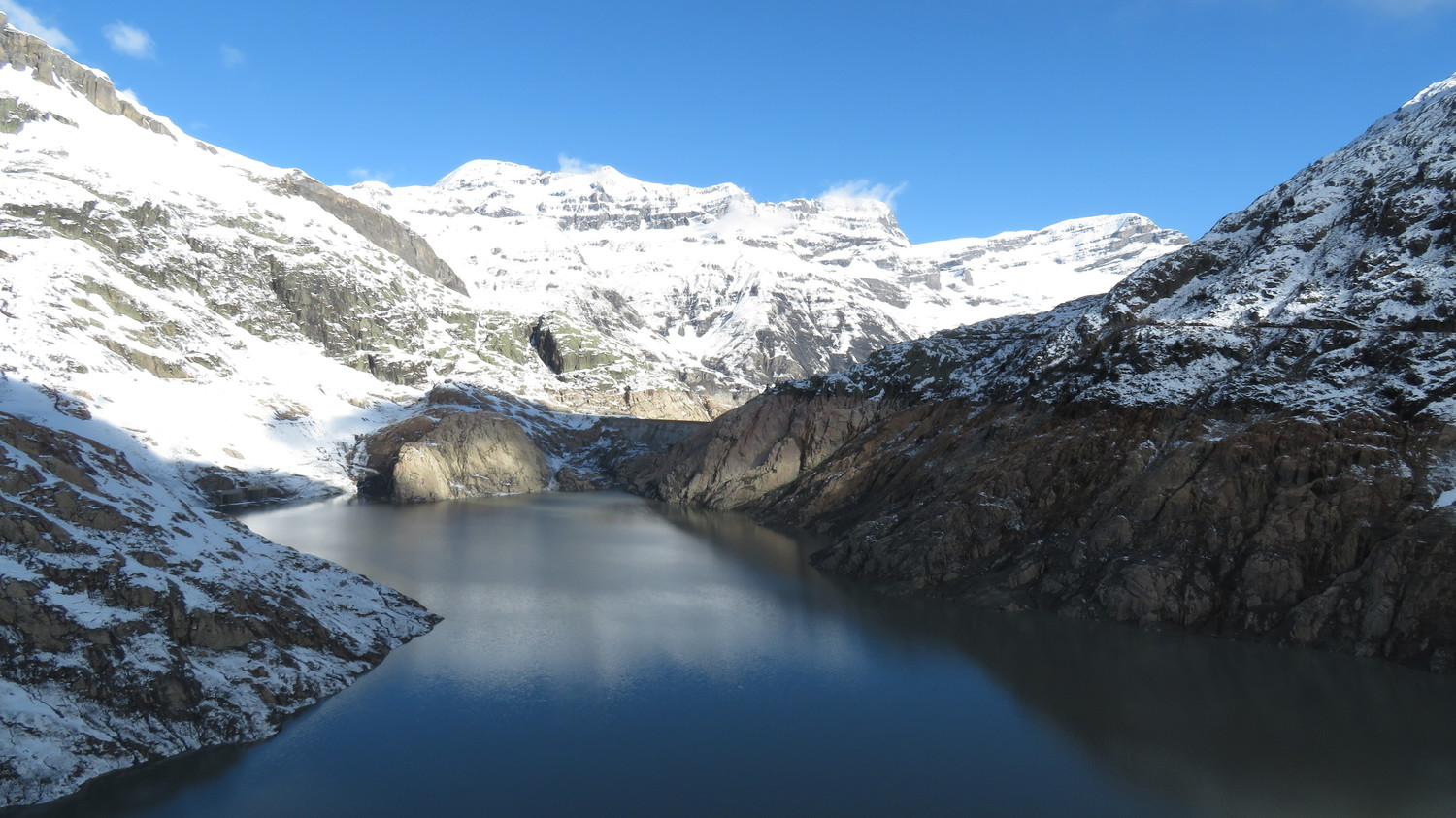 Pas de glace dans le lac