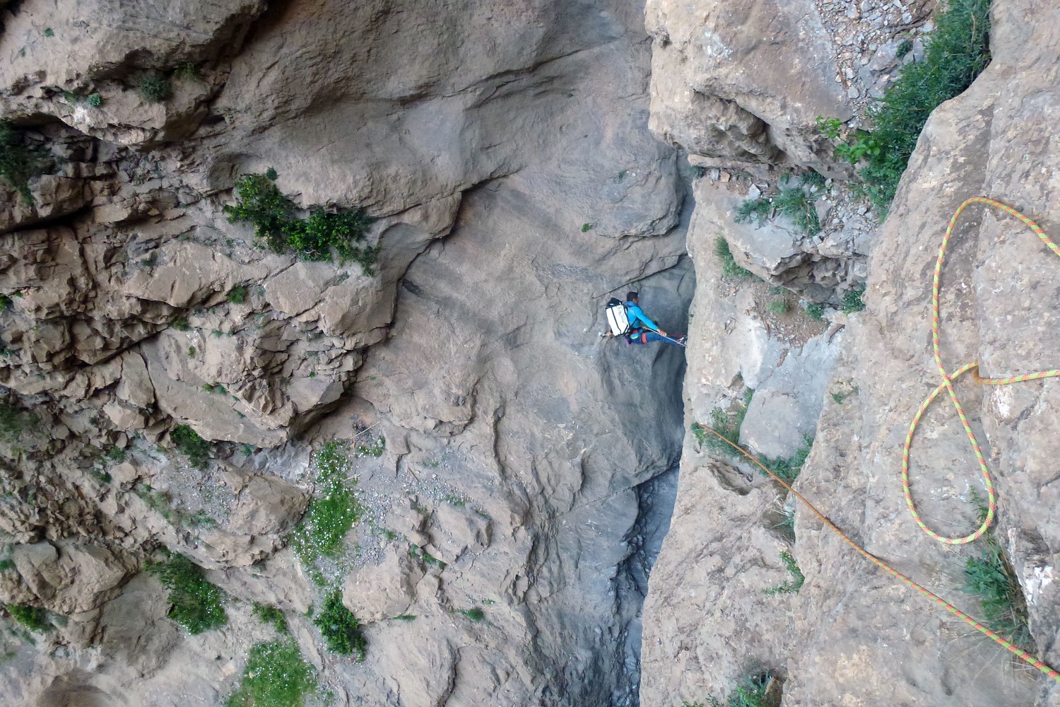 Traversée du canyon