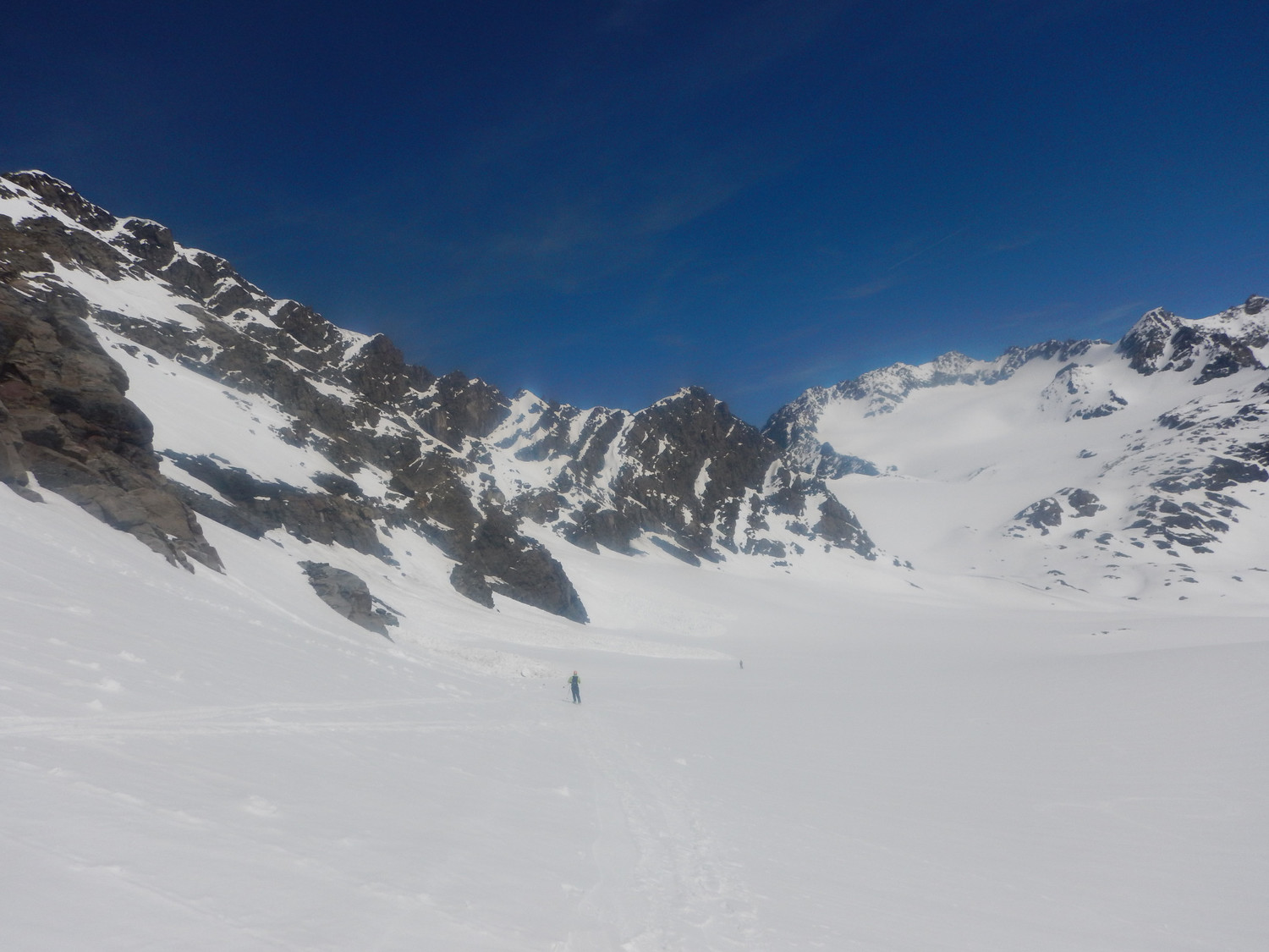 redescente glacier de Chavière