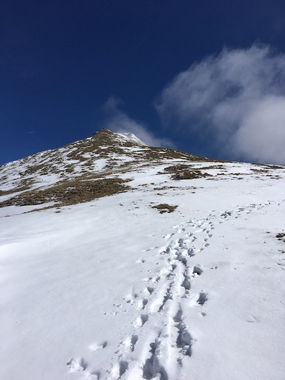 Sur la fin de l'Arête de Coicon