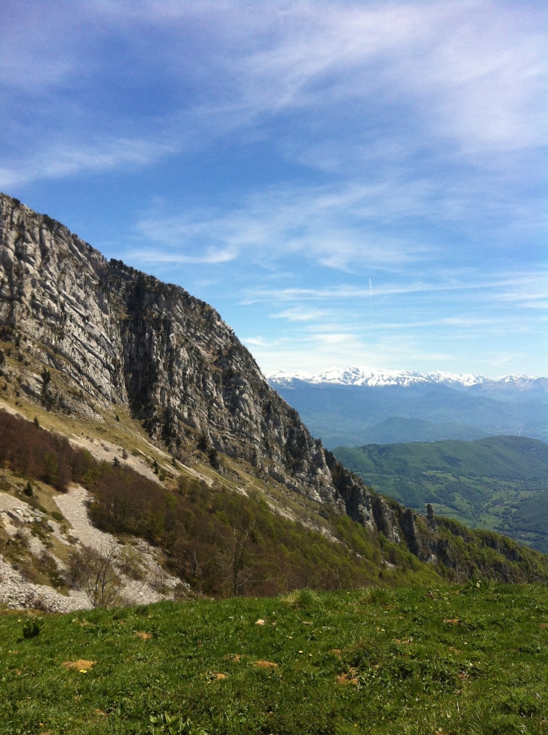 Arête de Chalves vue de l'ouest