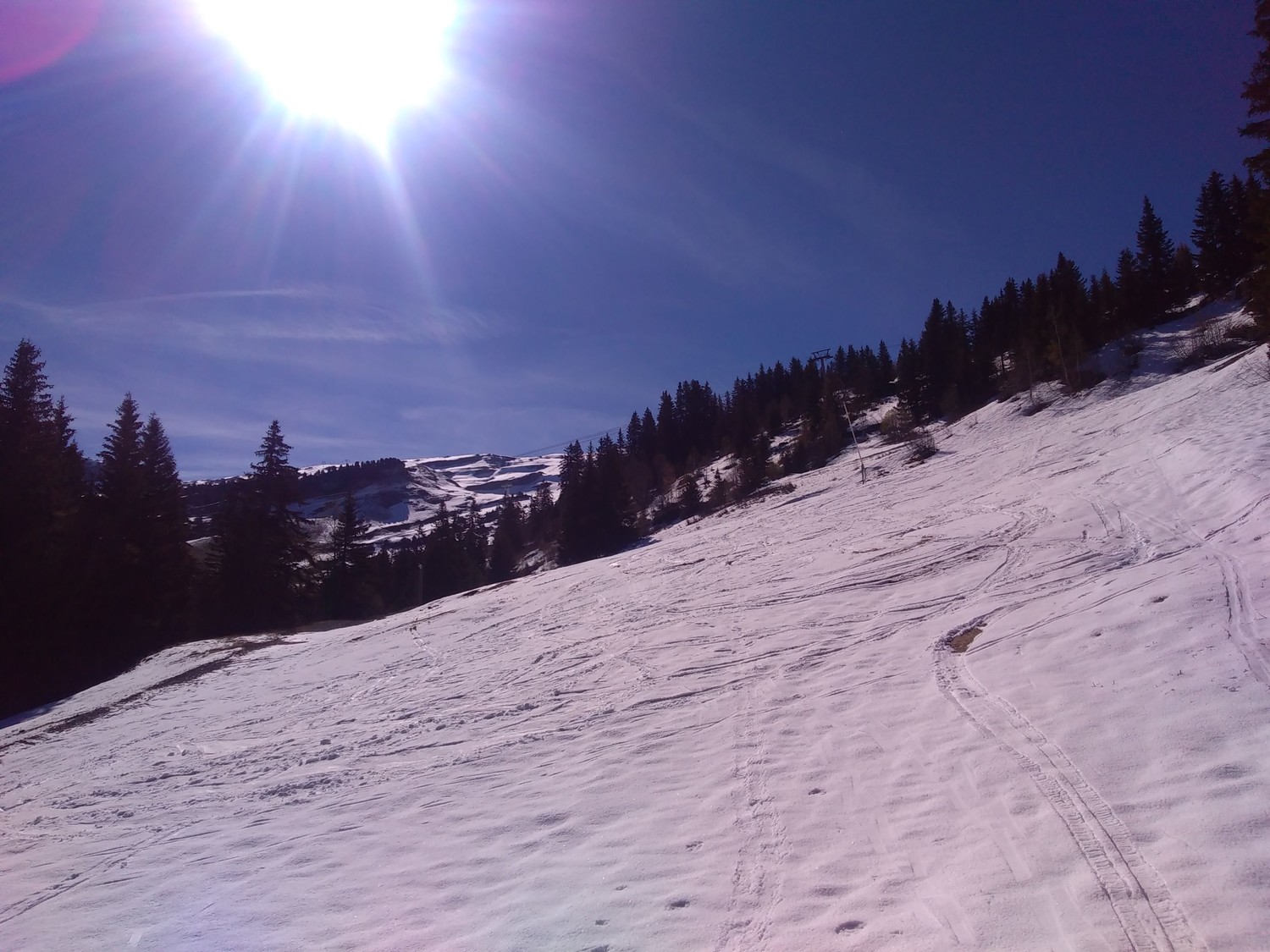 vers 1750 m au début