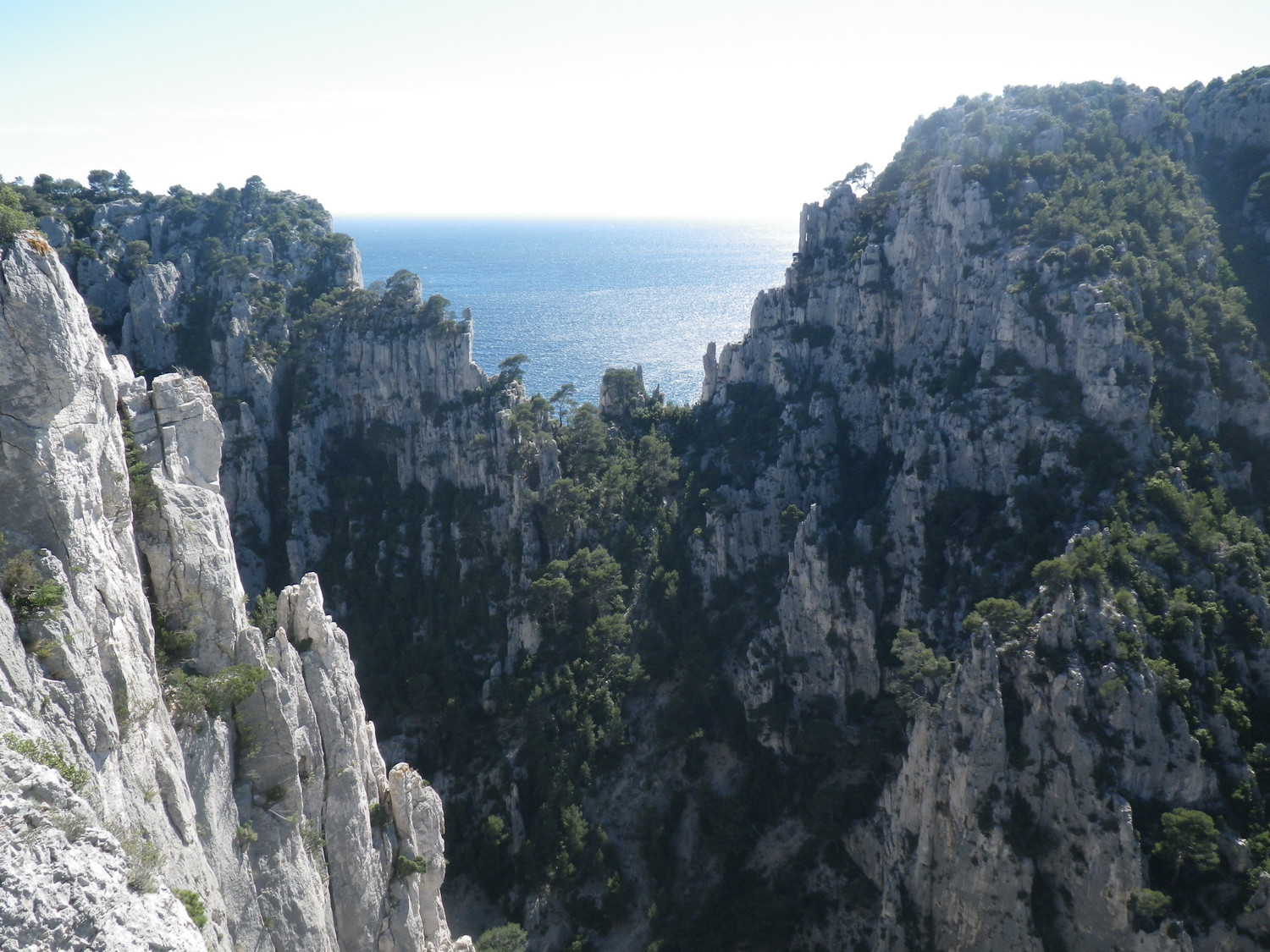 belle vue sur la brèche de Castelvieil