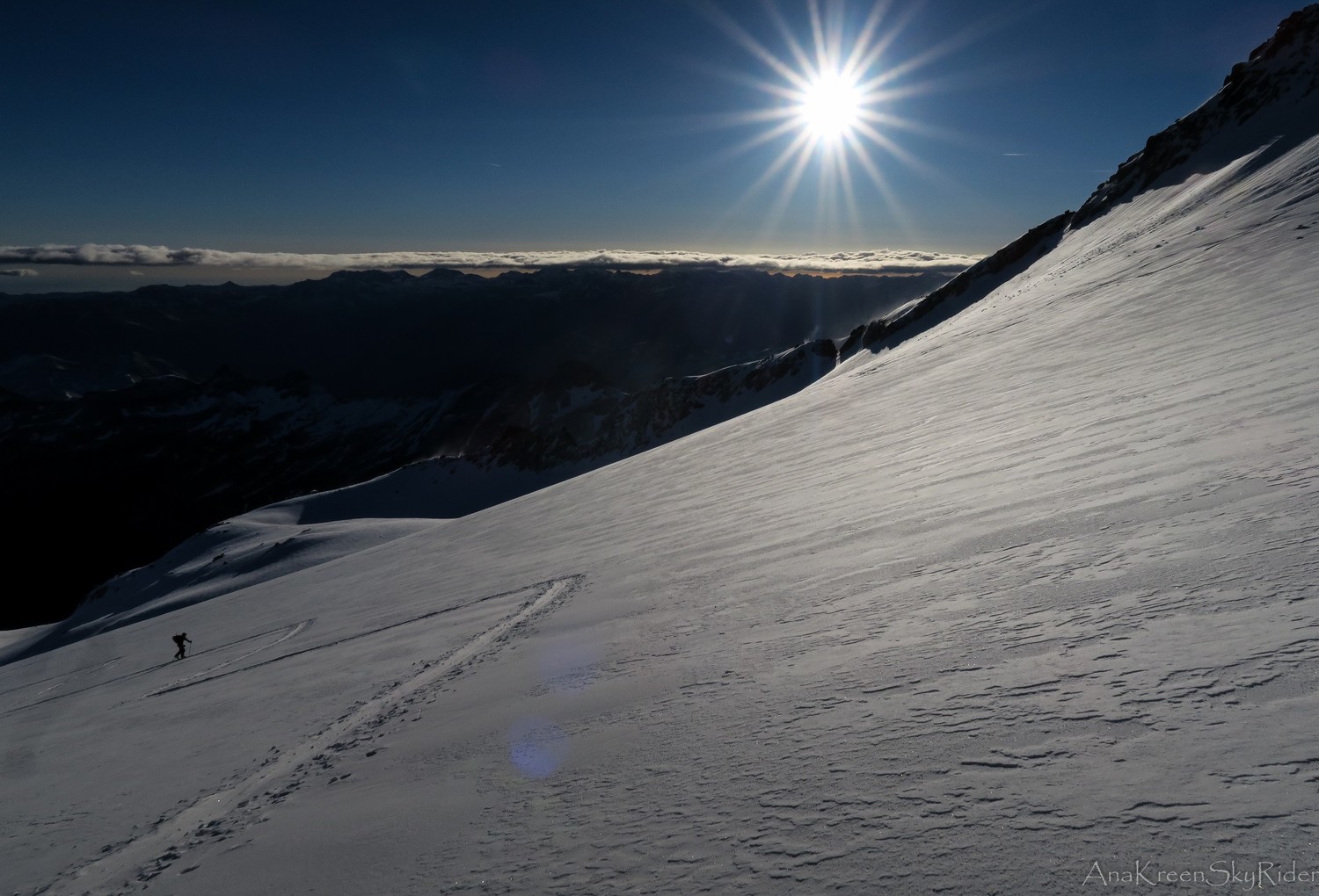 Montée sur le glacier de la Maladeta