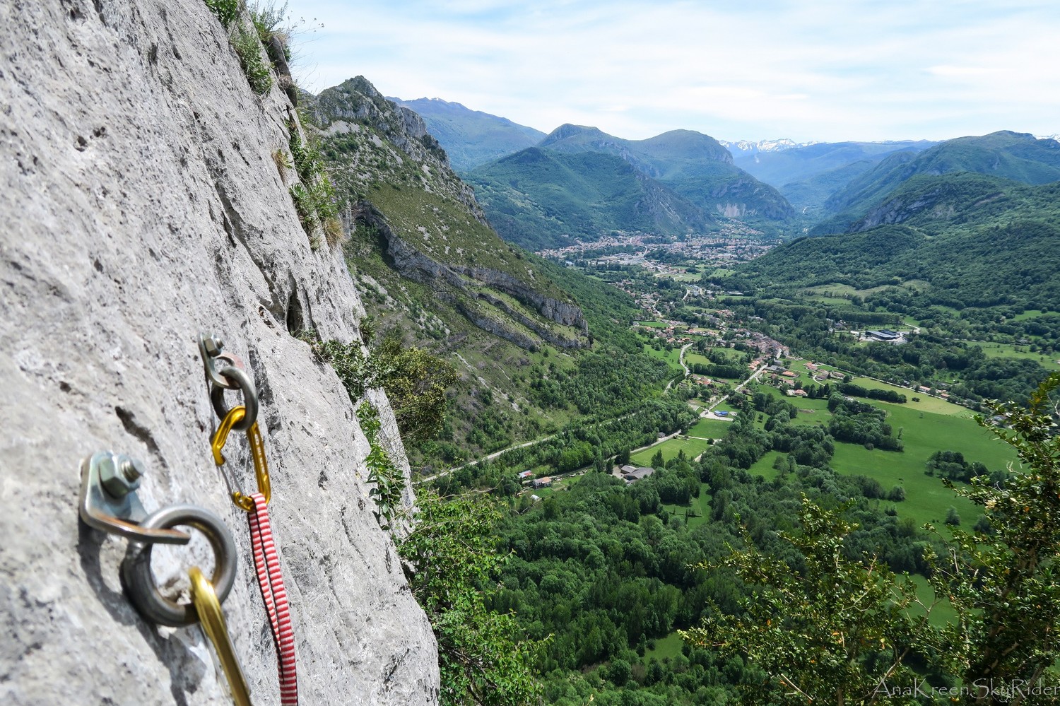 Vue sur la vallée