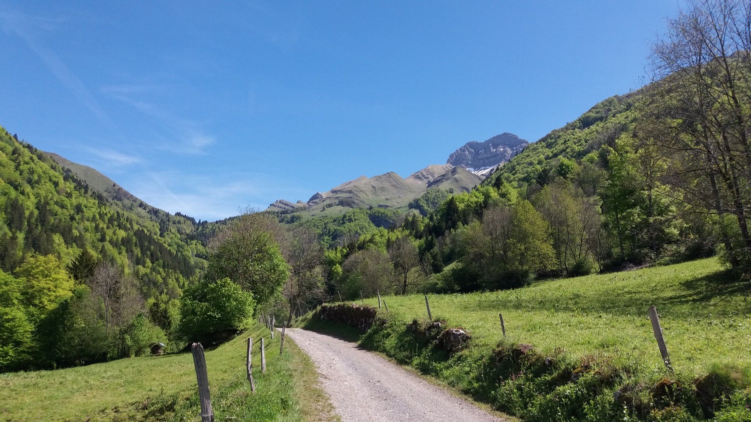Col de Precherel au fond