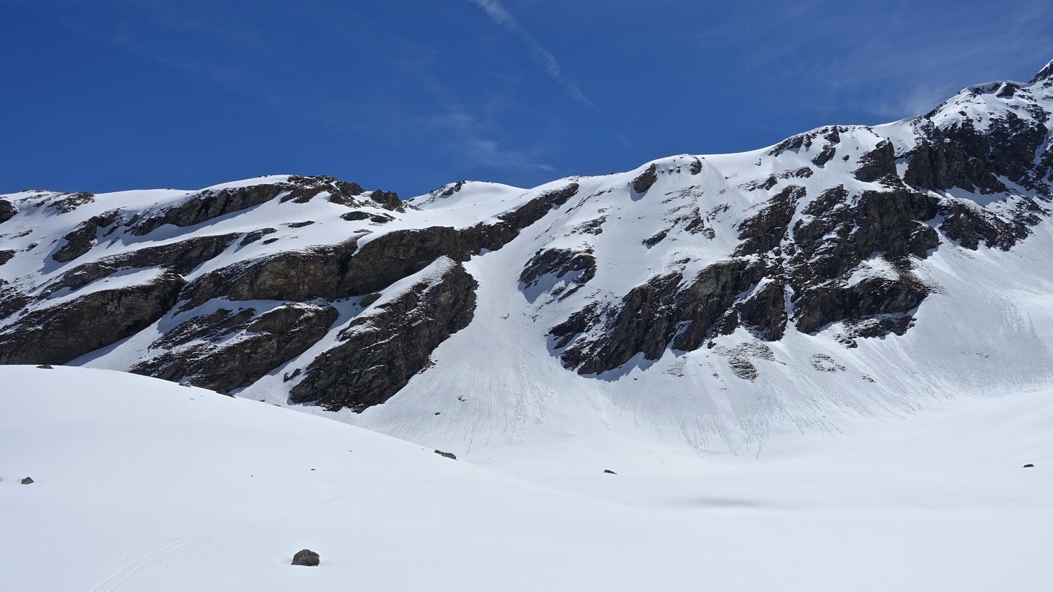 La rampe et le couloir à ne pas rater à la descente
