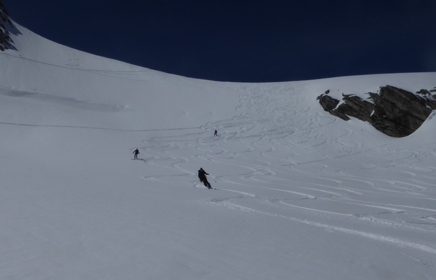 haut du glacier