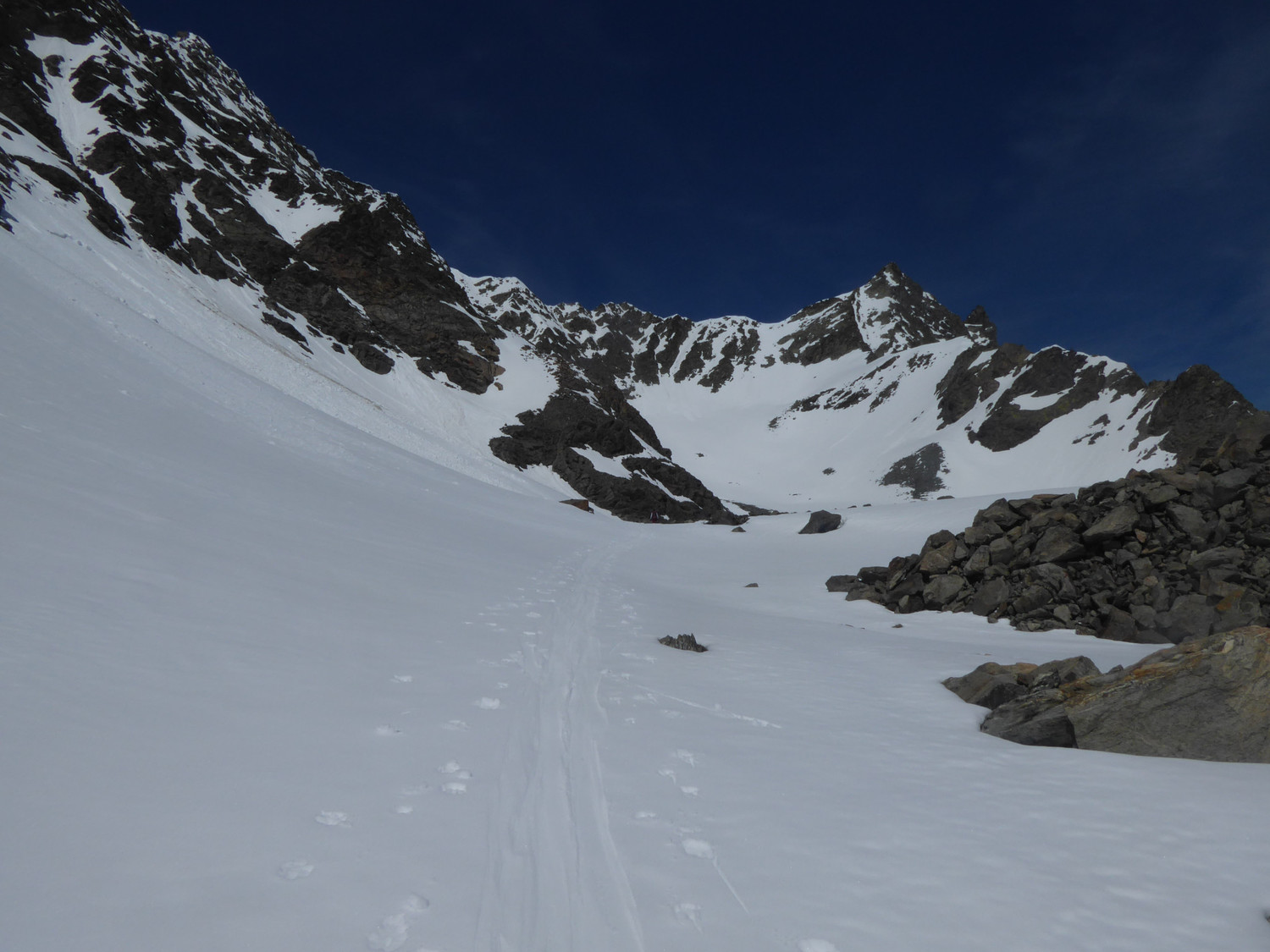 le col du Borgne en face