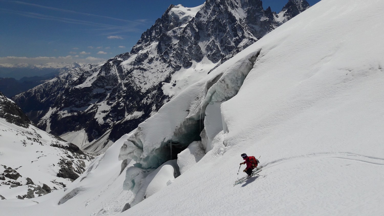 Ski entre les séracs 1