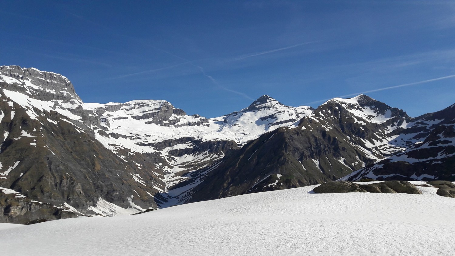 Versant S du Mont Ruan et Tour Sallière