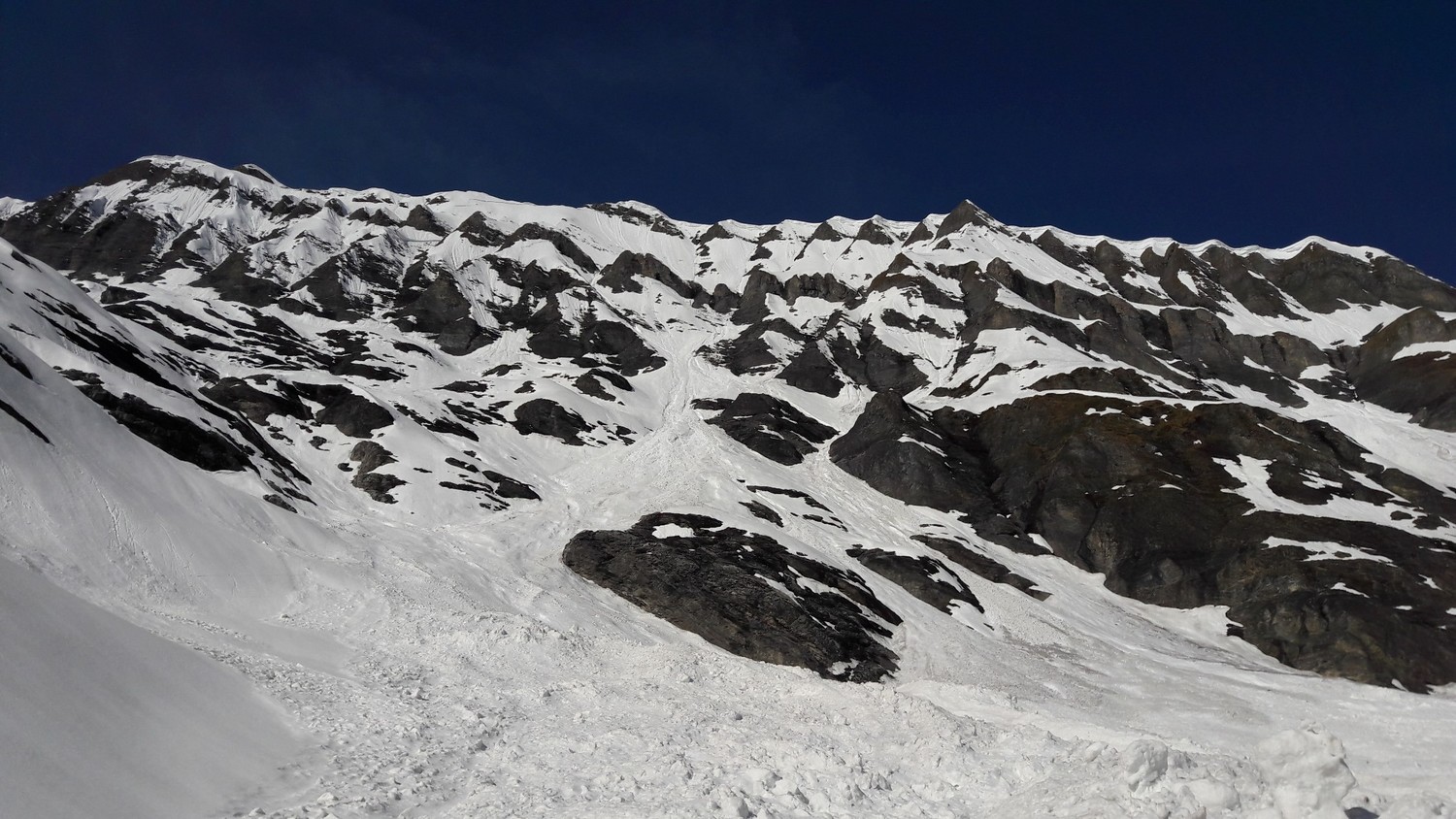 NE de la Pointe de la Finive ravagée