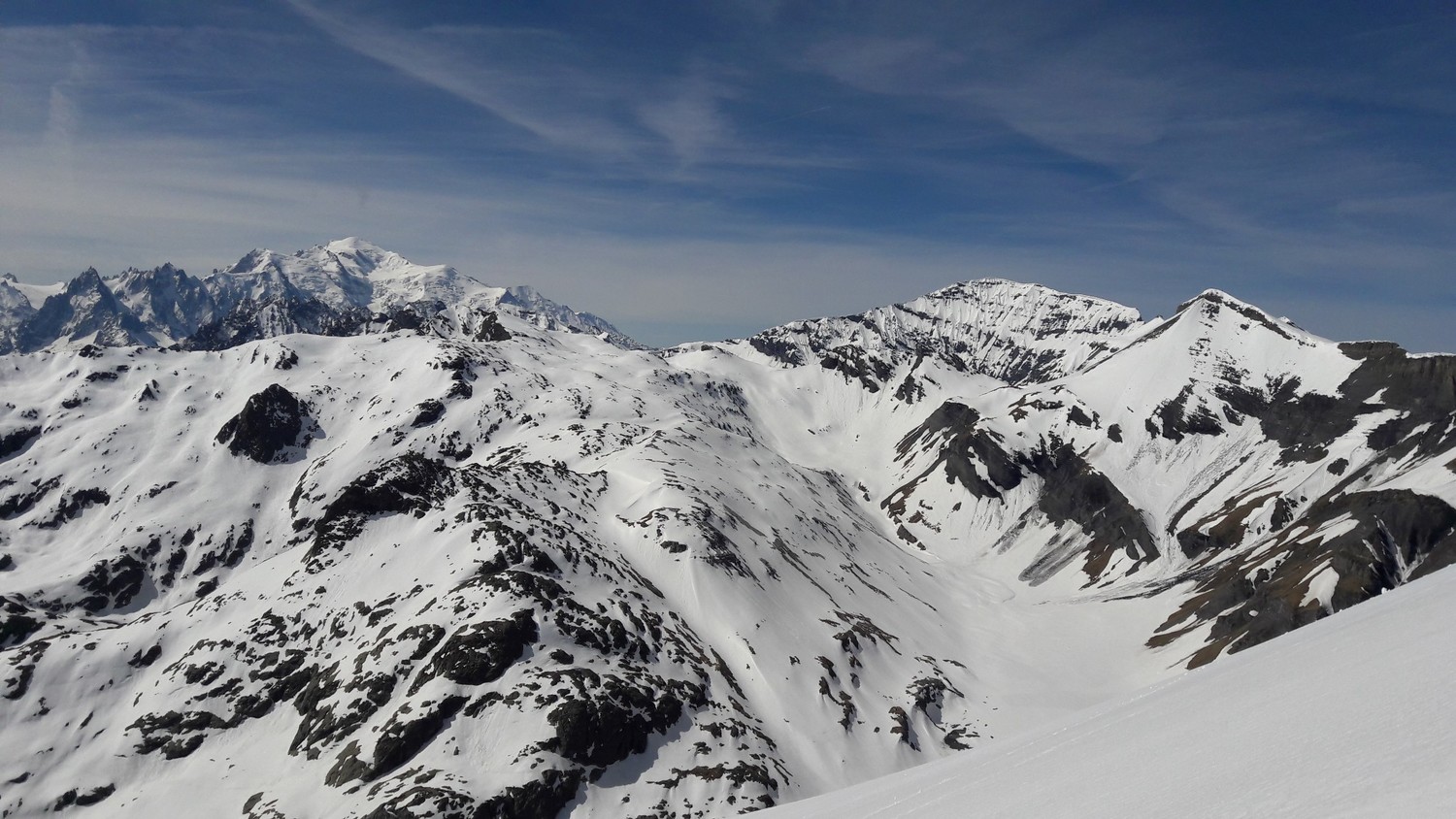 Vers le S - Mont-Blanc et Buet