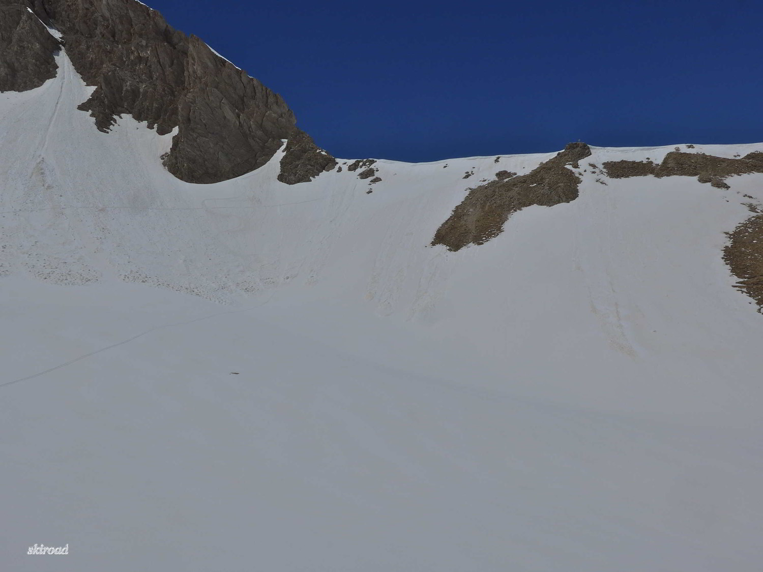 Descente du Col bien.