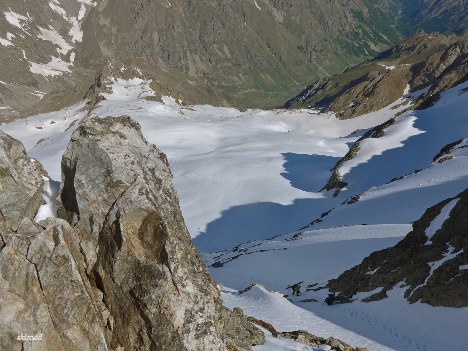 Couloir des Italiens en très bonne condition.