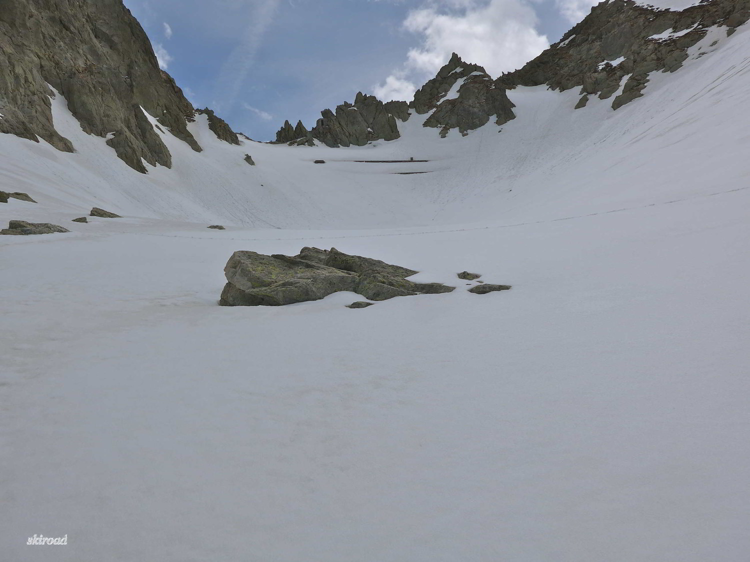 Col de Fenestre en vue.