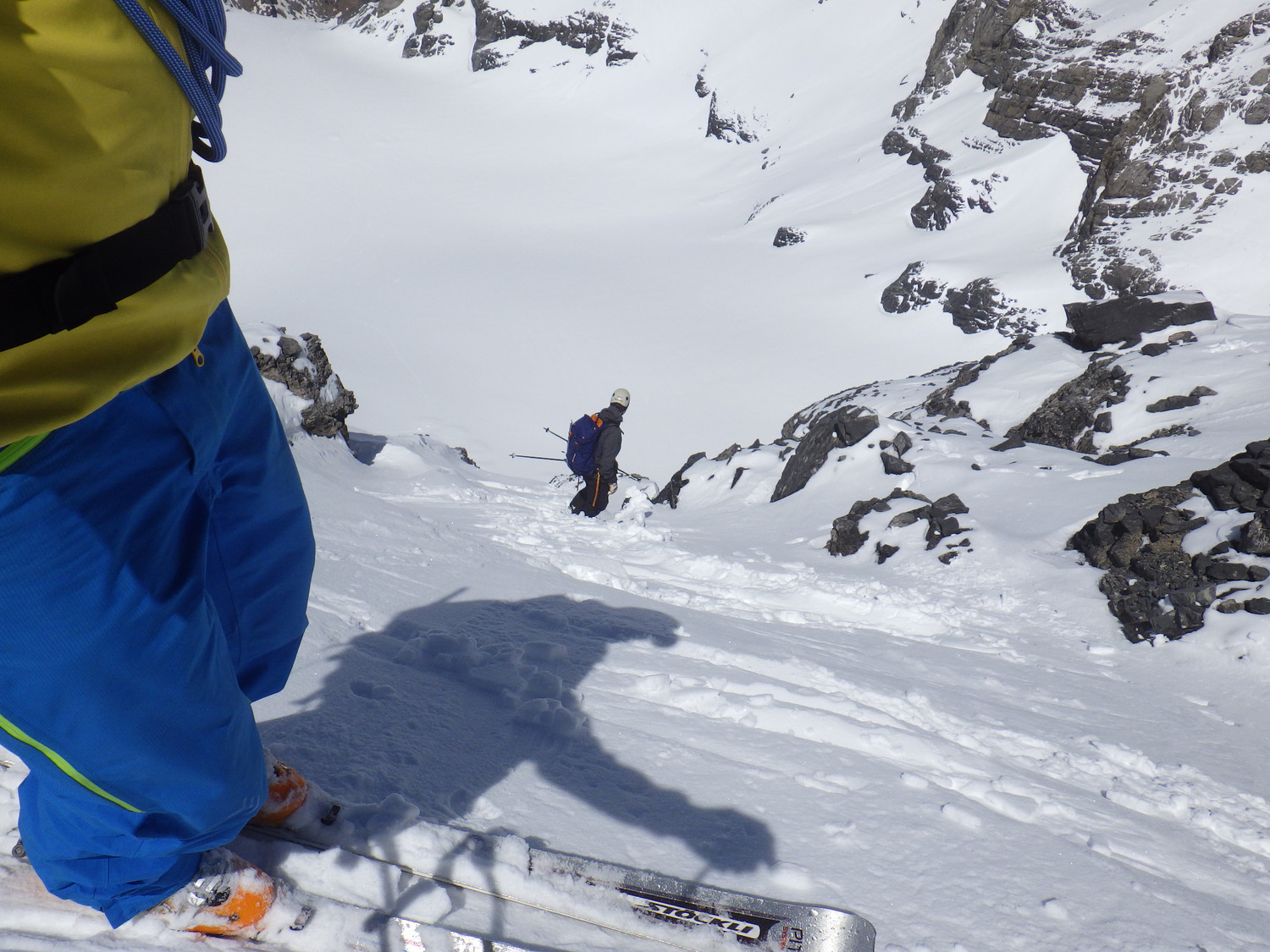 Couloir sommital! Fil d'Arianne par Vincent Marclay!