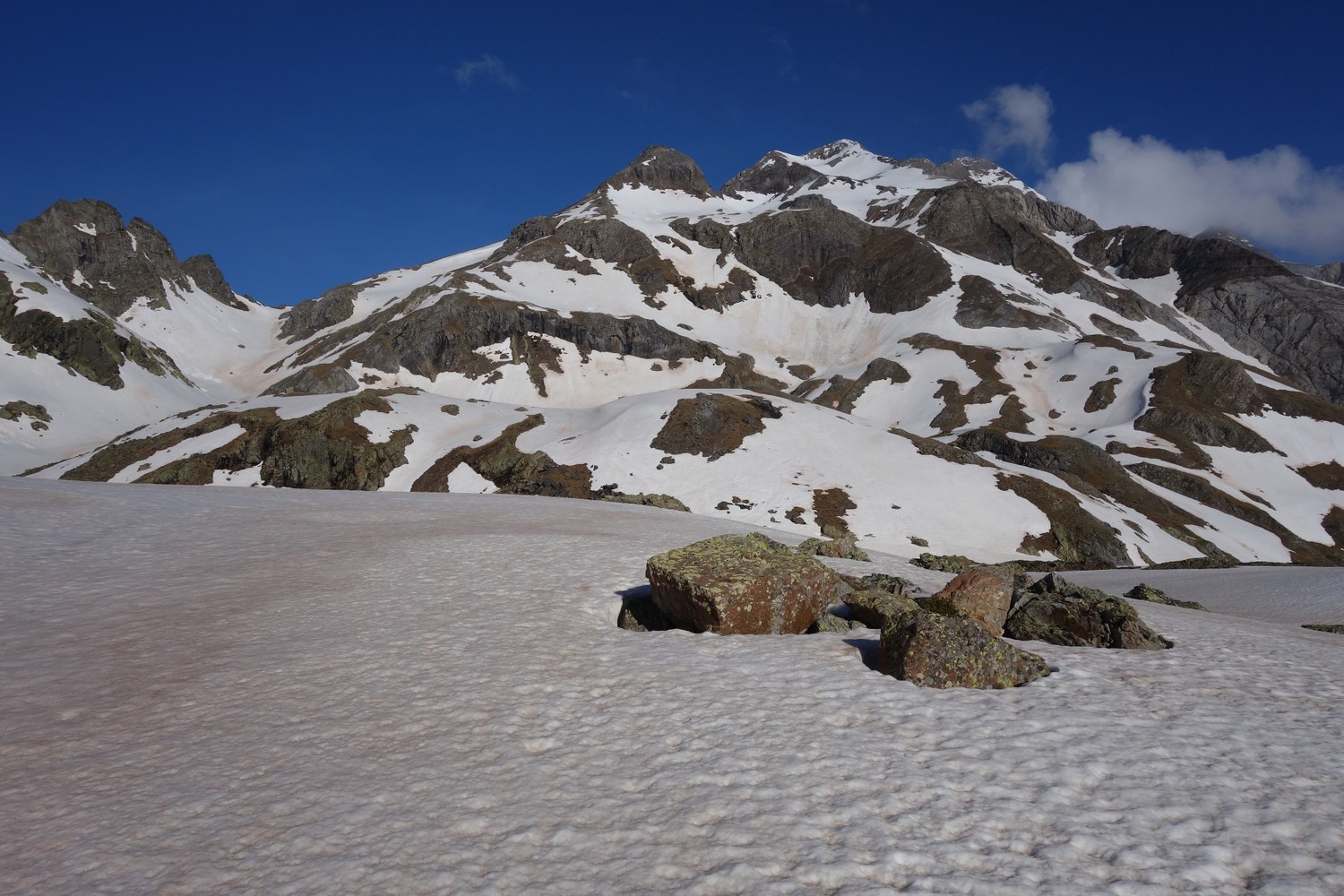 Tapou depuis le col au dessus des lacs