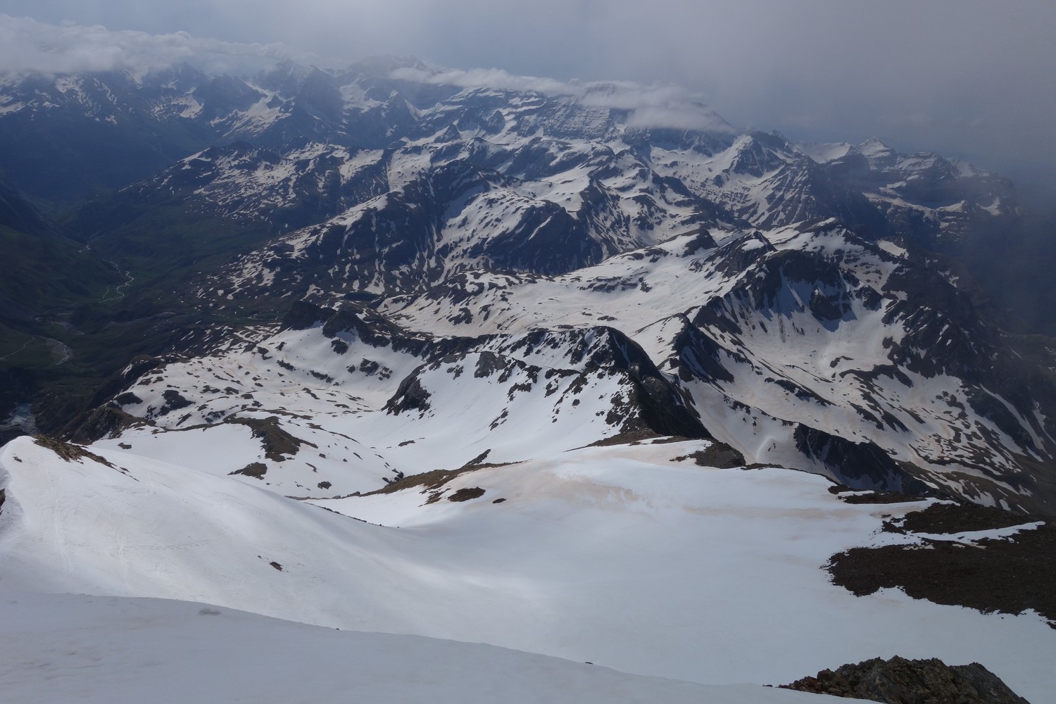 Depuis le sommet