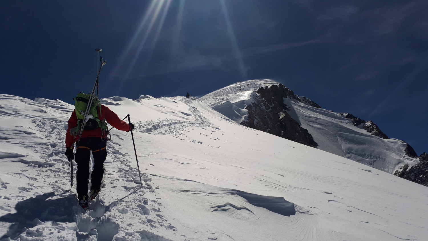 Tecnic'Ol après la 2è bosse, versant italien...