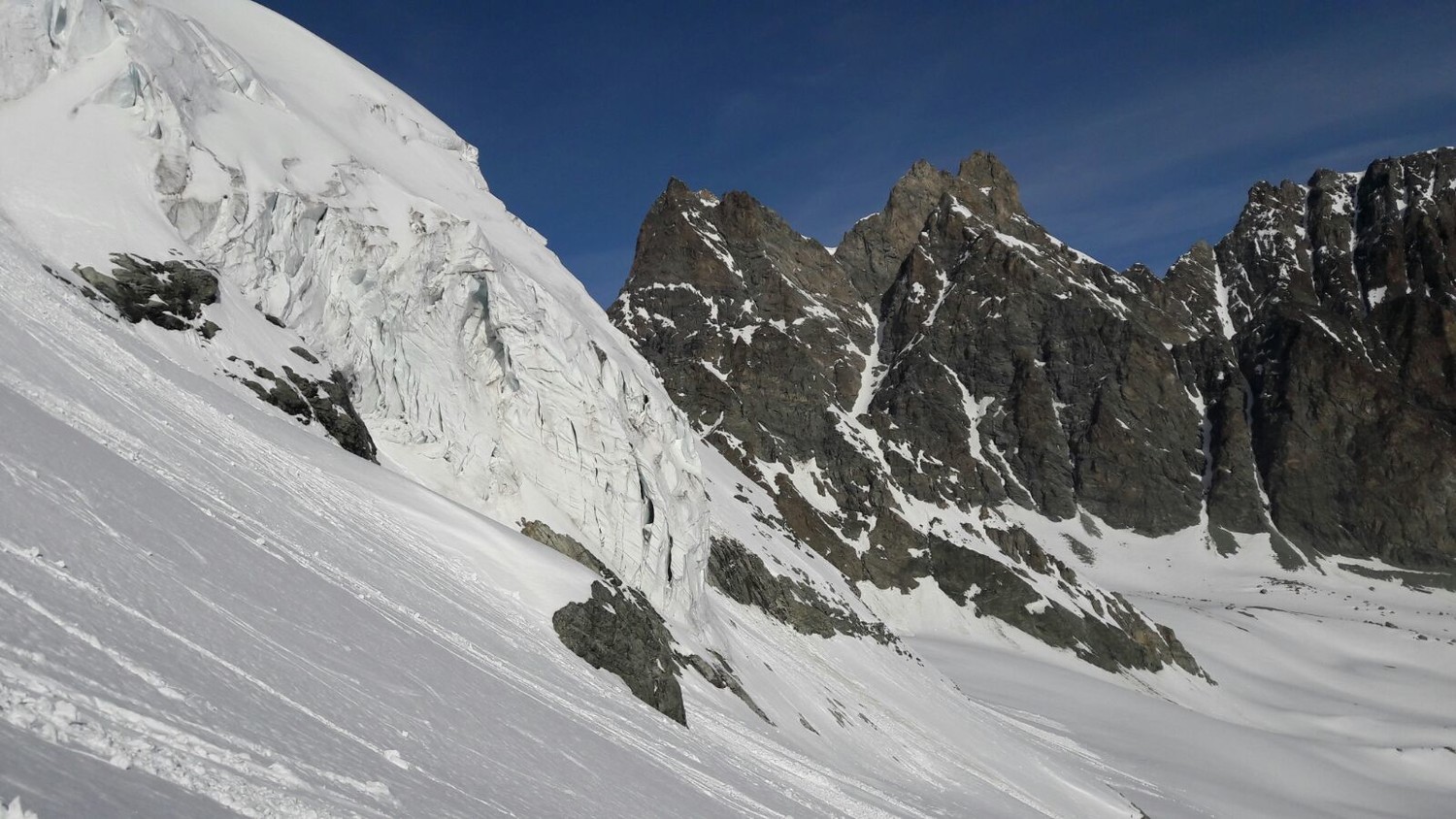 Les séracs autour