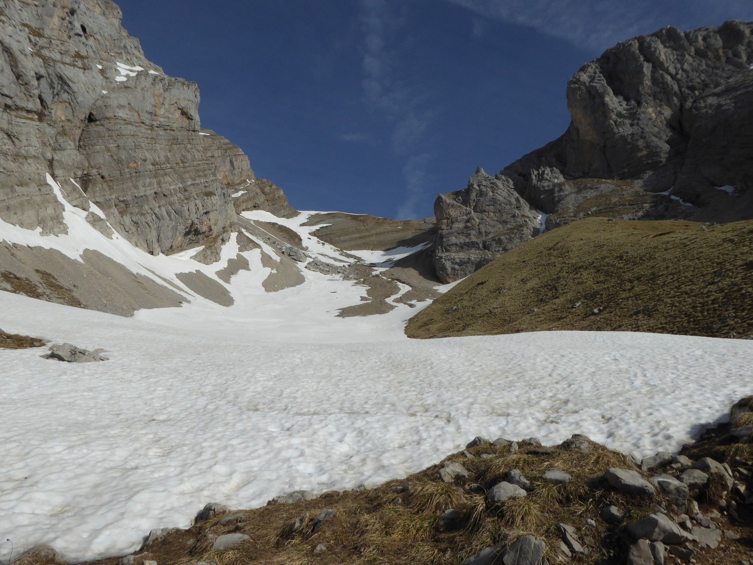 neige de printemps à partir de 1900m - col du Rasoir- Jalouvre