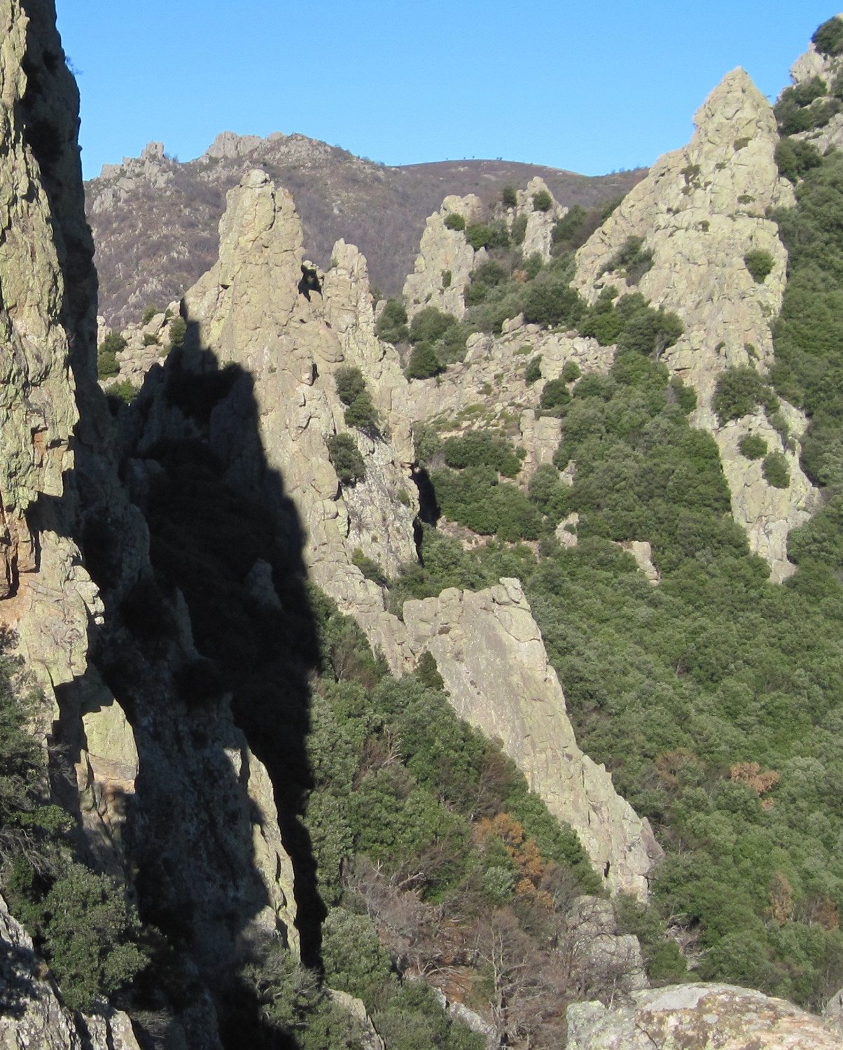 Caroux - Aiguille Narquoise : Arête S