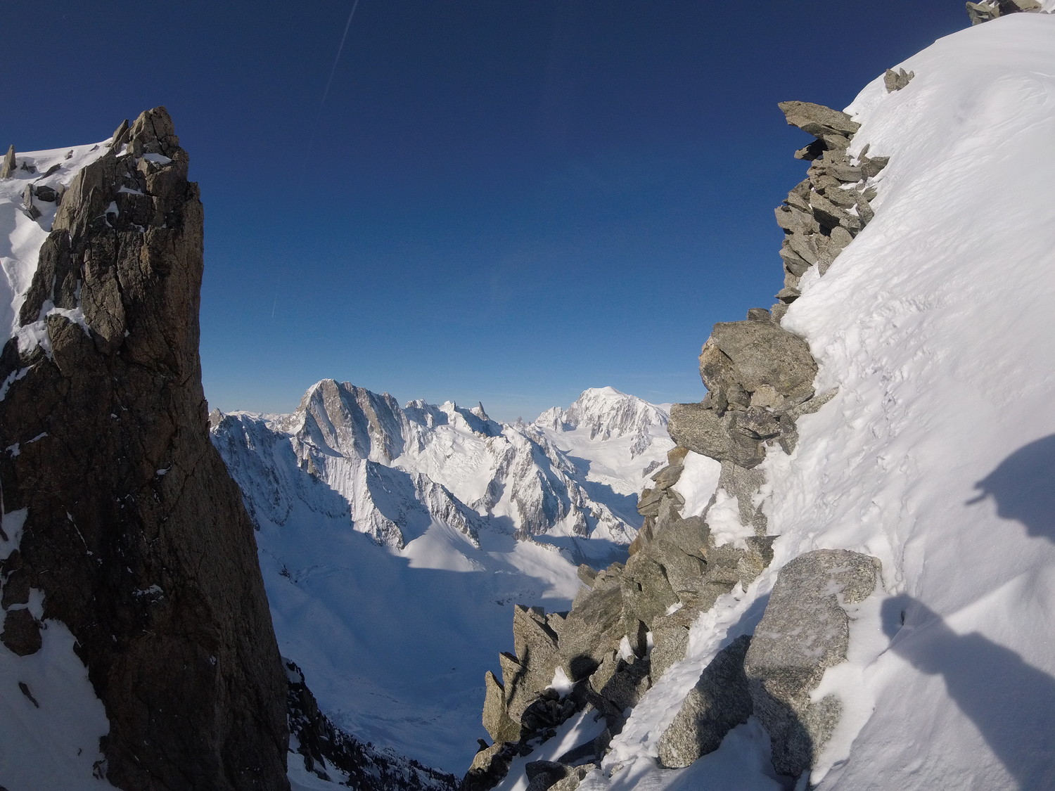 La vue de la brêche