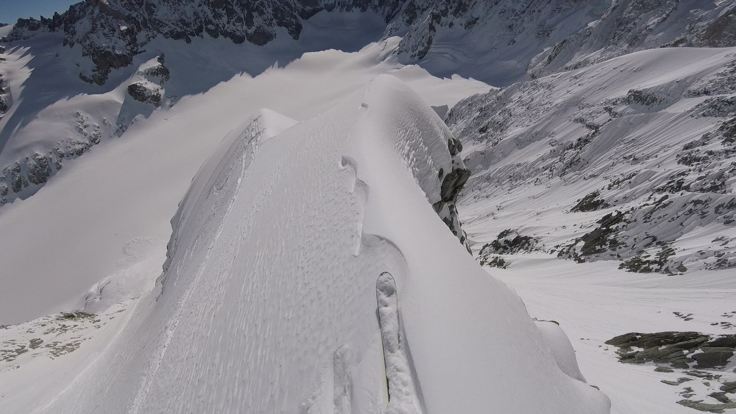 Une arête parfaite à skier...