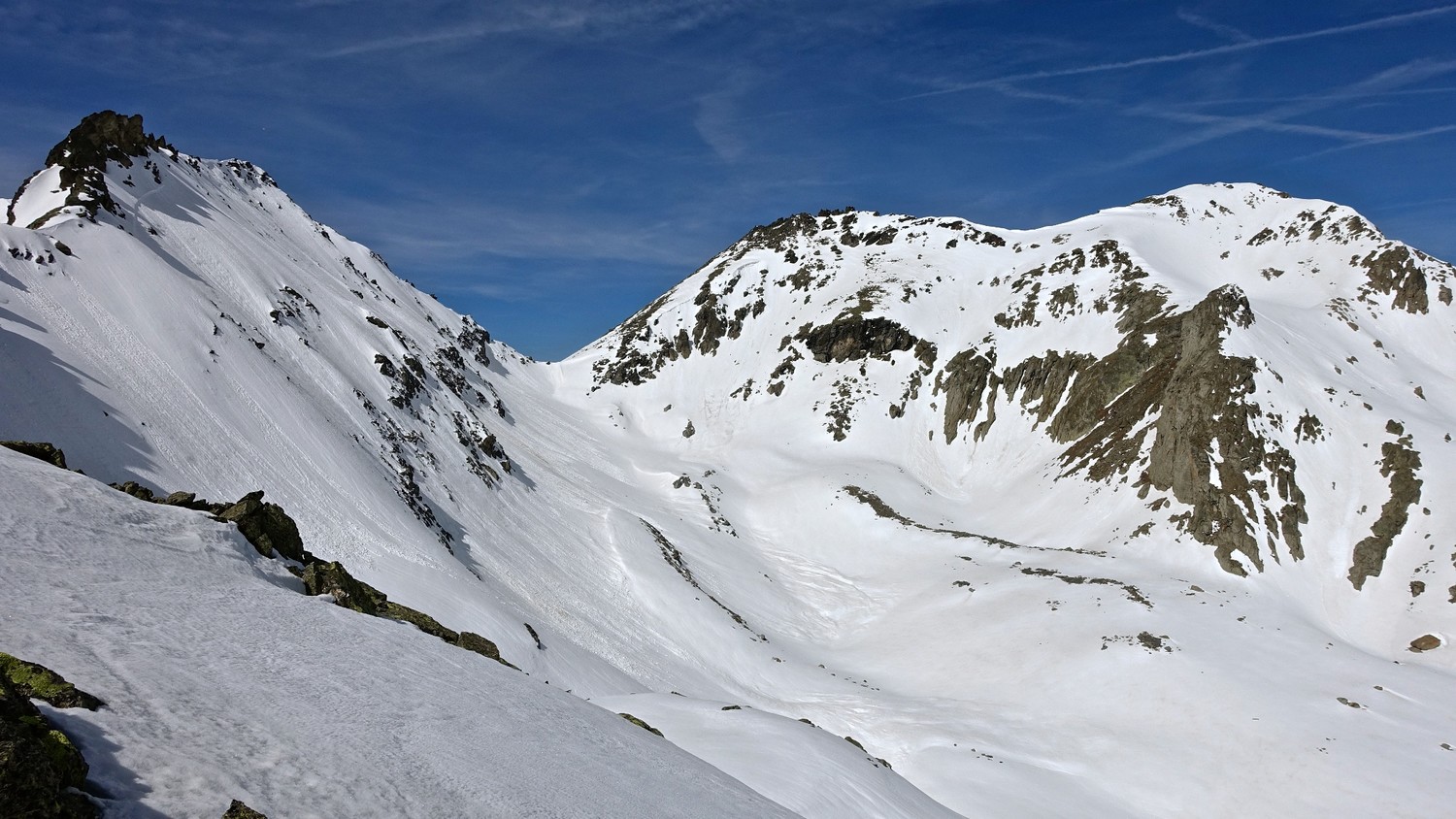 Col de la Serra : Col Colmet et les 2 Monts Colmets