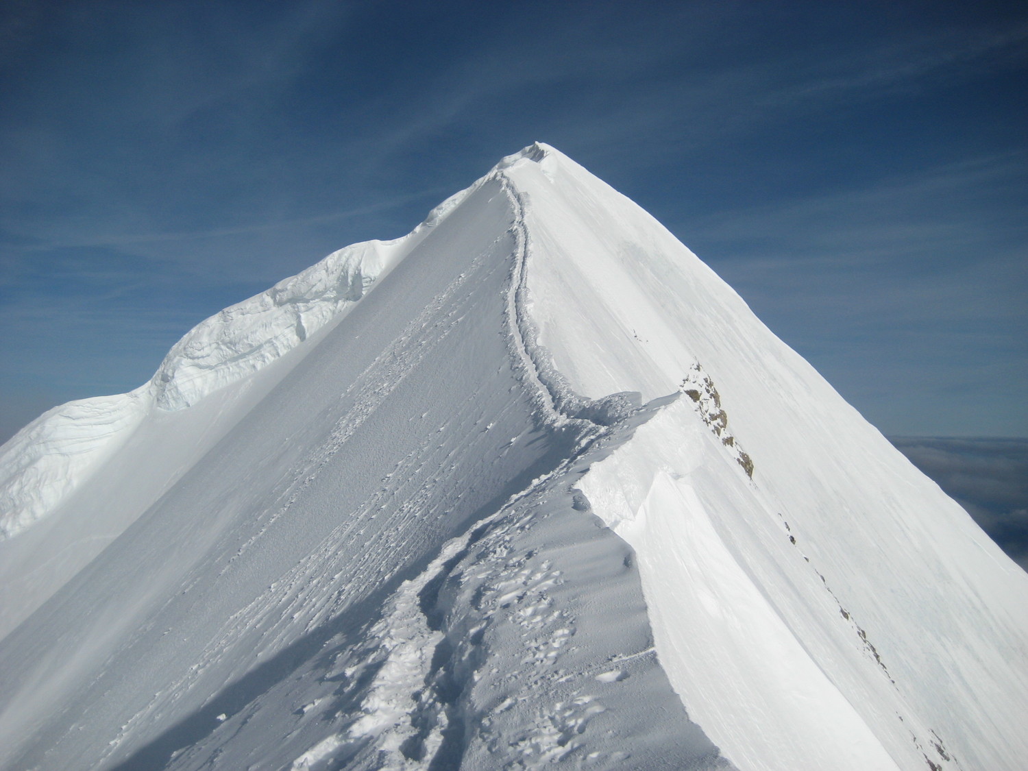 sur l'arete...