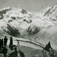 Mont Rose vu du Gornergrat par Wehrli