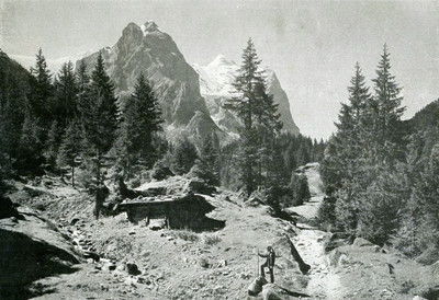 Wellhorn et Wetterhorn par Wehrli Wellhorn et Wetterhorn par Wehrli