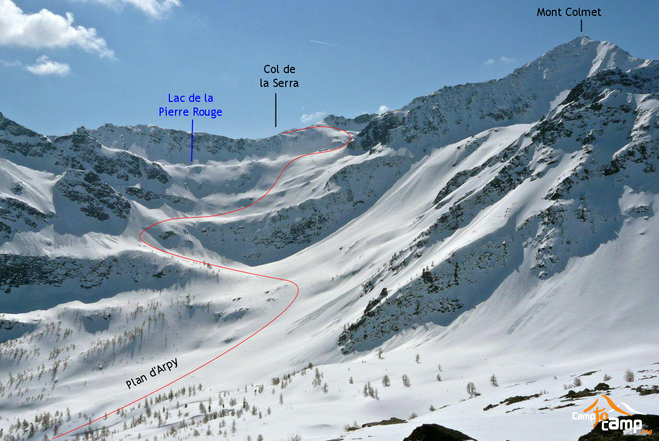 Col de la Serra depuis Arpy ou col San Carlo
