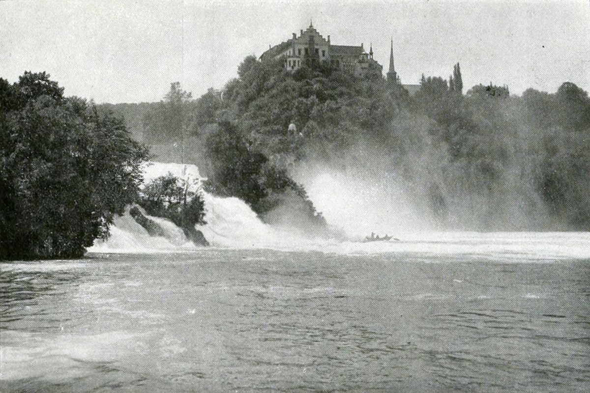 Chutes du Rhin par Wehrli