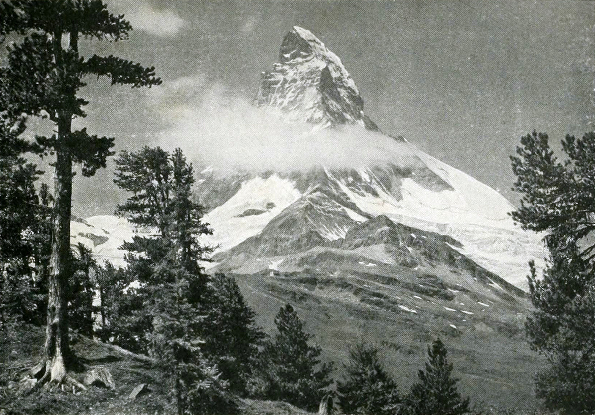 Cervin vu du Riffel par Wehrli