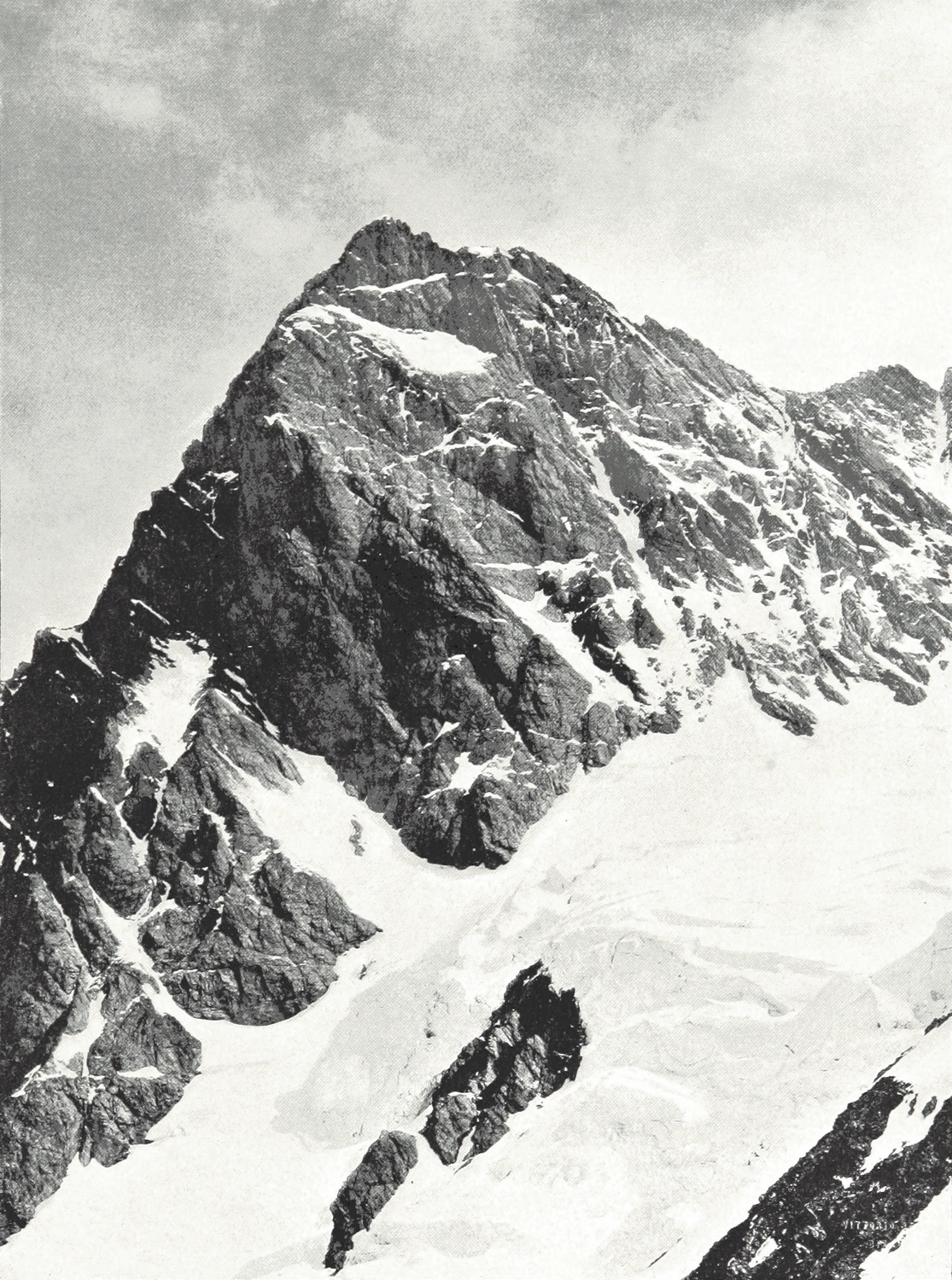 Schreckhorn par Vittorio Sella