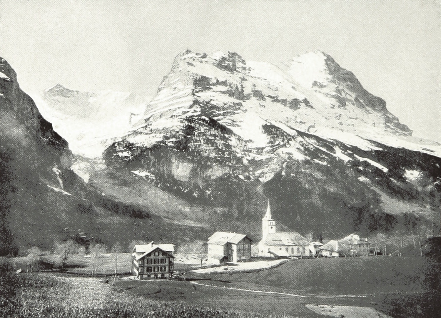 Eiger, Grindelwald en 1898