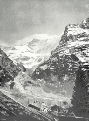 Glacier inférieur de Grindelwald par Theodore Wundt